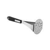 High Grade Stainless Steel Double Handle Masher, Silver | Easily Mash Boiled Potatoes & Other Vegetables For Pav Bhaji, Stuffed Paratha, Masala Dosa (Small)